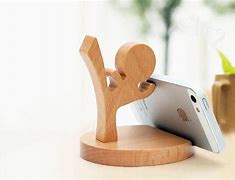 Image result for Woodem Phone Holders