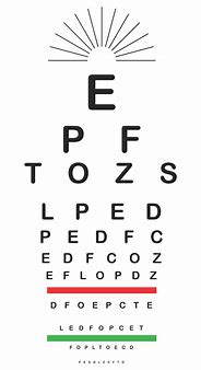 Image result for Printable Eye Chart Vision Test