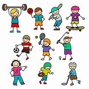Image result for Kids Playing Sports Clip Art