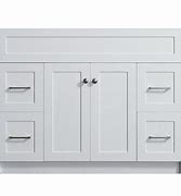 Image result for 42 White Bathroom Vanity without Top