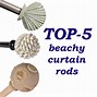 Image result for Beach Curtain Rod Finials