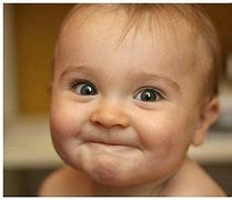 Image result for Funny Baby Fake Smile