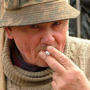 Image result for Old Man Smoking Cigarette