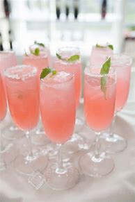 Image result for Pink Wedding Drinks