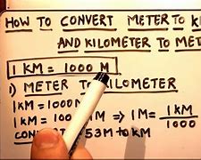 Image result for How to Convert Km to M