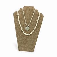 Image result for Burlap Necklace Display Stand