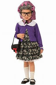 Image result for Child Old Lady Costume