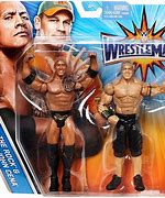 Image result for WWE the Rock and John Cena Toys