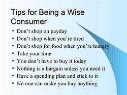 Image result for Slogan About a Wise Consumer