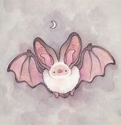 Image result for Cute Bat Painting