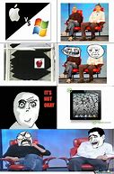 Image result for Apple vs Windows Logo Meme Sticker