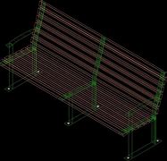 Image result for Bench AutoCAD
