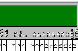 Image result for Konfigurasi LCD 16 X 2