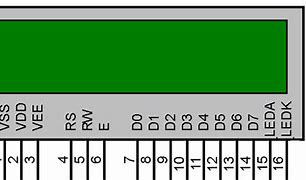 Image result for LCD-Display Pin Diagram