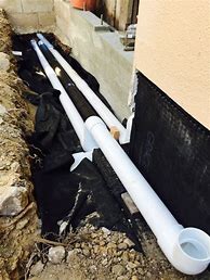Image result for French Drain Pipe Hole Position