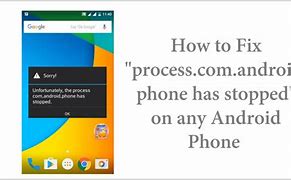 Image result for Process Android Phone Stopped