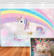 Image result for Unicorn Pastel Rainbow Birthday Background