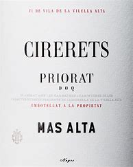 Image result for Mas Alta Priorat Black Slate Vilella Alta