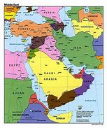 Image result for Middle East Map Capitals