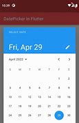 Image result for iOS Date PICKER Flutter