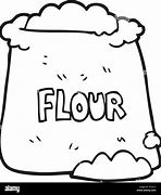 Image result for Bag of Flour ClipArt Black and White