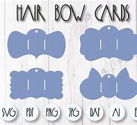 Image result for Hair Bow Display Card SVG