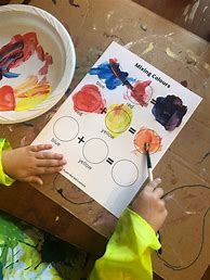 Image result for Color-Mixing Preschool Lesson