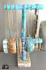 Image result for DIY PVC Necklace Holder