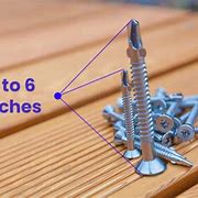 Image result for wood screws size for deck