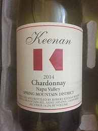 Image result for Robert Keenan Chardonnay