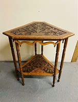 Image result for Vintage Corner Table Table