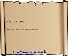 Image result for escorredero