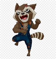 Image result for Cartoon Rocket Raccoon From the Guardians of the Galaxy