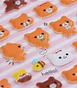 Image result for Kawaii Stickers 3D