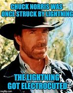 Image result for Getting Hit by Lightning Meme