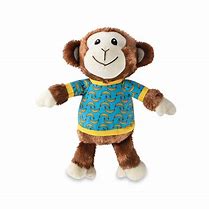 Image result for Monkey in Banana Print Dog Toy