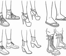 Image result for Anime Battle Shoes Drawing