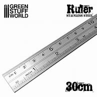 Image result for Stainless Steel Ruler 30 Cm
