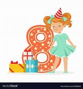 Image result for Clip Art Free Images 8 Year Old Birthday