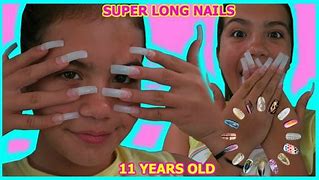 Image result for Fake Nails or 11 Year Old White