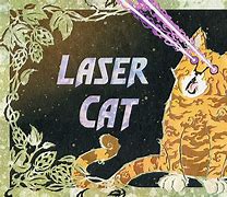 Image result for Laser Cat Pop Art