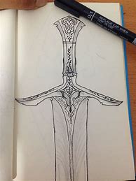 Image result for Realistic Sword Drawing