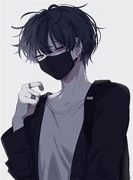 Image result for Cool Dark Anime Boy