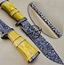 Image result for damascus bowie knife