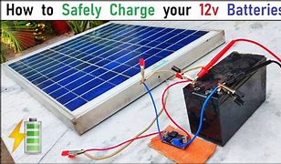 Image result for Loading 12V Batteries with Solar
