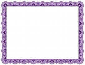 Image result for Purple Certificate Border