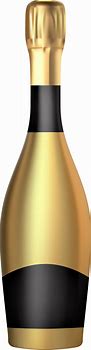 Image result for Golden Champagne Bottle PNG