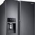 Image result for Samsung Black Stainless Steel Counter-Depth Refrigerator