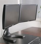Image result for Dual Monitor Stand Up Desk
