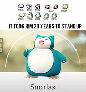 Image result for Snorlax Stand Up Meme